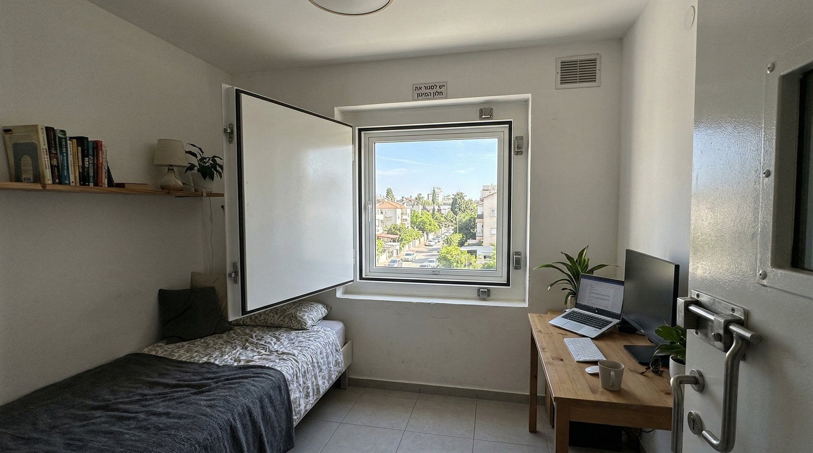 ממ״ד חדר מעוצב ונקי